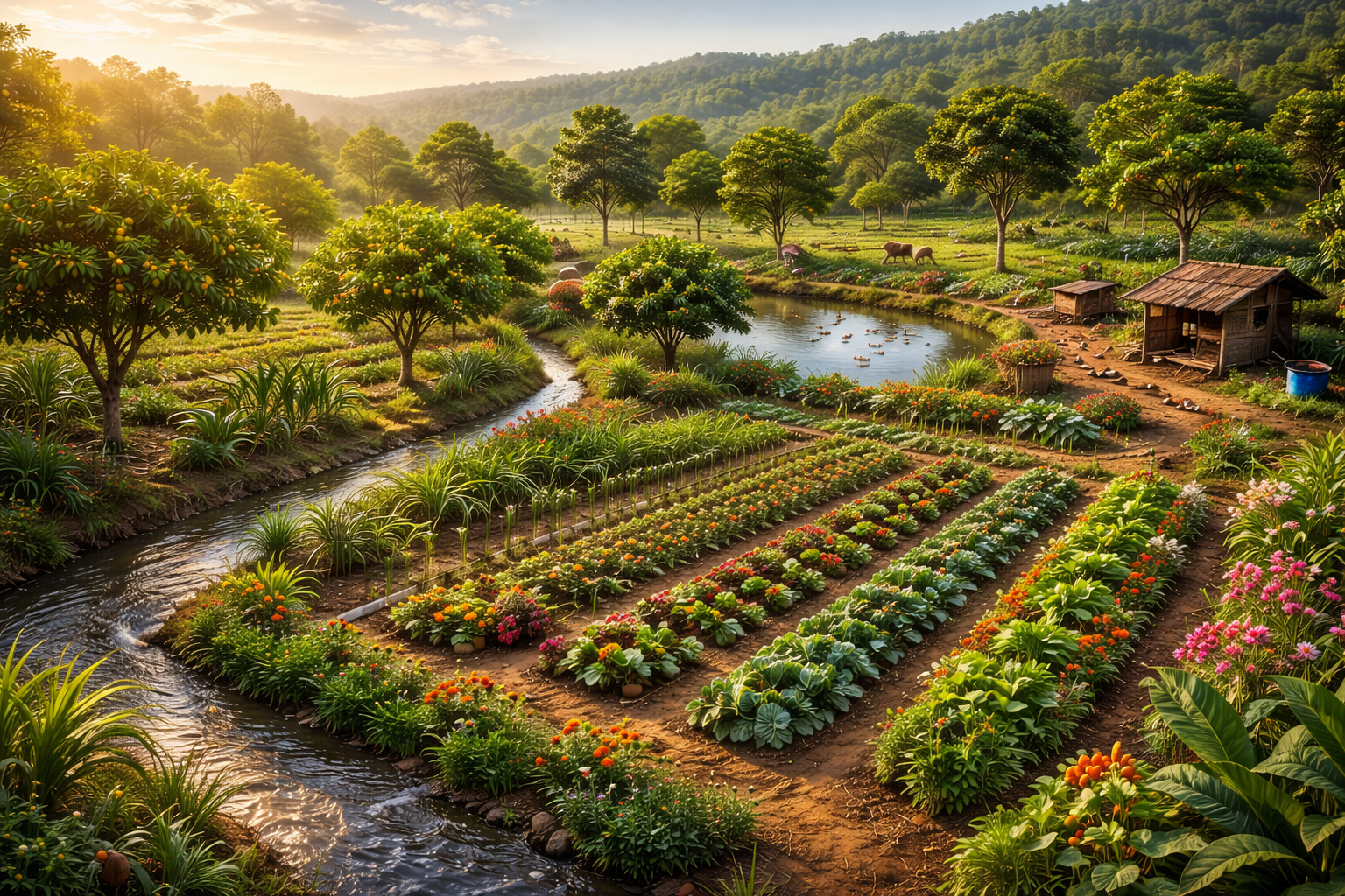 Efficient land utilization